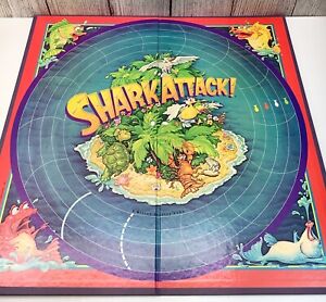 Shark Attack Game Board Replacement Only Vintage 1988 Milton Bradley