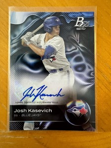 2023 Bowman Platinum Prospect Josh Kasevich Auto