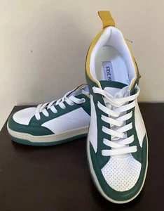 New Steve Madden Everlie Green & Yellow Sneakers Women’s Size 6 Green Bay Packer - Picture 1 of 8