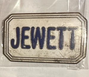 Auto! Vintage     JEWETT     Ornament Nameplate / Badge / Emblem - Picture 1 of 2