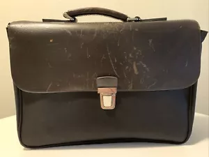TUMI Leder Aktentasche Laptop Messenger Bag Braun - Bild 1 von 8