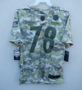 Nike Herren Alejandro Villanueva Salute To Service Pittsburgh Steelers Trikot - M - Bild 1 von 11