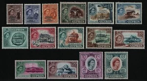 Chipre 1955 - Mi-N.o 179-193 ** - Estampillada sin montar o nunca montada - Reina Isabel II (II) - Imagen 1 de 2
