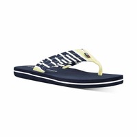 tommy hilfiger rose gold flip flops