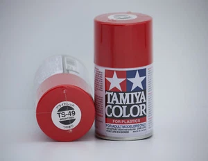 Tamiya Peinture Bombe TS49 Bright Red - Picture 1 of 1
