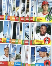 2022 Topps Archives Baseball PICK YOUR CARD for Base Set Vets, RC 1963 1978 1987