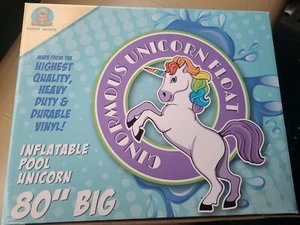 80" Inflatable Unicorn Pool Float - Picture 1 of 3