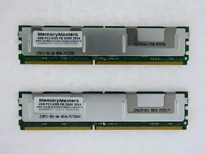 8GB (2X 4GB) DIMM MEMORY 4 APPLE MAC PRO DDR2 PC2-5300 667MHz ECC FULLY BUFFERED - Picture 1 of 4