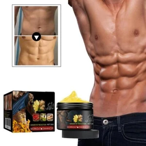 Crema adelgazante corporal de jengibre escultura corporal abdominal y GX para hombres mujeres bálsamo B8Q0 - Imagen 1 de 14