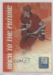 1997 Donruss Elite Back to the Future /1500 Sergei Fedorov Peter Forsberg #5 HOF