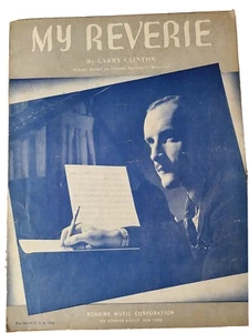 Vintage My Reverie Robbins Music Co Sheet Music 1938 - Imagen 1 de 3