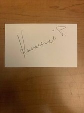 PAWEL KACZOROWSKI - SOCCER - AUTOGRAPH SIGNED - INDEX CARD - AUTHENTIC - B6922