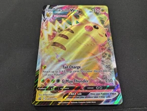 JUMBO Pokemon Card Pikachu VMAX SWSH286 Oversized Promo Holo - Picture 1 of 4