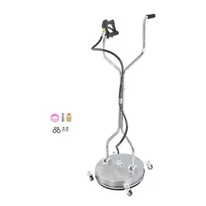 18 INCH 6000 PSI Pressure Washer Surface Cleaner Dual Handle Quick Connect - Picture 1 of 14