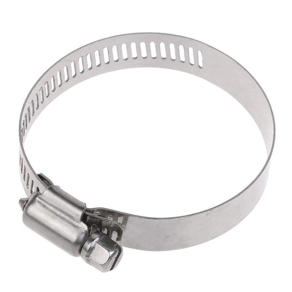 Stainless Steel Worm Drive Hose Clamps Adjustable 3/4" - 1-1/2" SAE 16, 10 PCS - Image 1 of 1