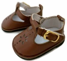 Brown Mary Jane Shoes made for 18 inch American Girl Doll Clothes
