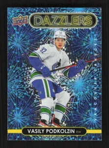 Vasily Podkolzin  2021 Upper Deck  Dazzlers Blue Vancouver Canucks #DZ-94 - Picture 1 of 2
