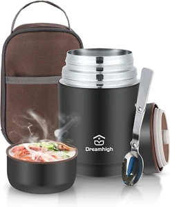 Termos per Alimenti 800 Ml, Contenitore Termico per Alimenti Caldi, Thermos Papp - Foto 1 di 12