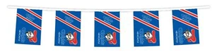 Newcastle Knights NRL Bunting Hanging Flag Banner 5m long with 12 flags - Imagen 1 de 1