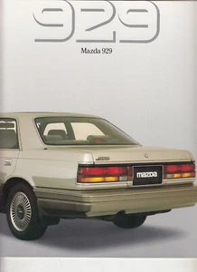 1990 MAZDA 929 HC SEDAN and 4 DOOR HARDTOP 16p Australian Brochure - Picture 1 of 4