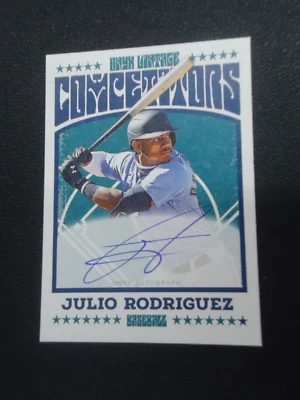 Julio Rodriguez ONYX VINTAGE COMPETITORS AUTO #CAJR Seattle Mariners - Image 1 of 2
