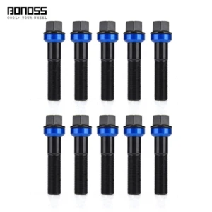 (10) BONOSS 42mm Grade 12.9 Long Wheel Bolts for Mercedes W204 W205 W206 14X1.5 - Photo 1 sur 12