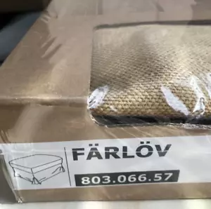Ikea Farlov Tallmyra gelb beige Hockerbezug 803.066.57 NEU/VERSIEGELT - Bild 1 von 5