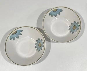 (2) MCM Vintage Noritake Progression 9001 Up-Sa Daisy Cereal Bowls - Picture 1 of 4