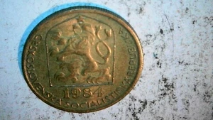 #105 1984 Tschechoslowakei 20 Haleru Münze. - Bild 1 von 2