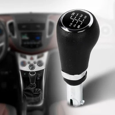 6-Speed Manual Shift Knob Car Accessories Enhanced Control Ergonomic Grip - Image 1 of 4