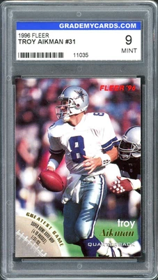Fleer Troy Aikman #31 1996 GMC 9 Foto 1 de 2