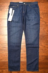 Armani Exchange A|X J14 Men's Skinny Fit Stretch Cotton Dark Blue Jeans 38R - Picture 1 of 17