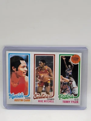 1980 Topps Austin Carr Mike Mitchell Terry Tyler 61,56,81 - Image 1 of 2
