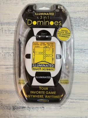2007 Illuminated 3 IN 1 DOMINOES TOUCH SCREEN HANDHELD ELECTRONIC GAME - Image 1 of 4