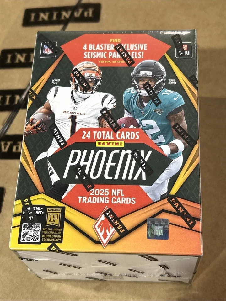 2025 Panini Phoenix Football Blaster HOBBY Blaster Box  case Seismic Parallels - Image 1 of 1