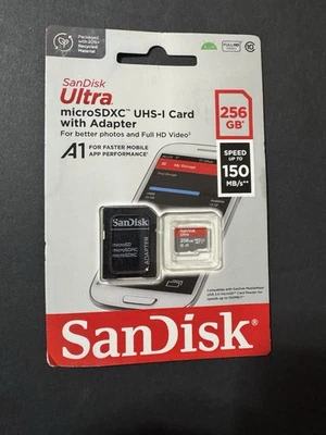 SanDisk Micro SD Ultra Card 256GB Class 10 Memory TF - Image 1 of 4