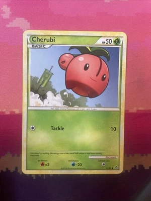 Pokemon Card Cherubi Unleashed Common 47/95 Near Mint - Image 1 of 2