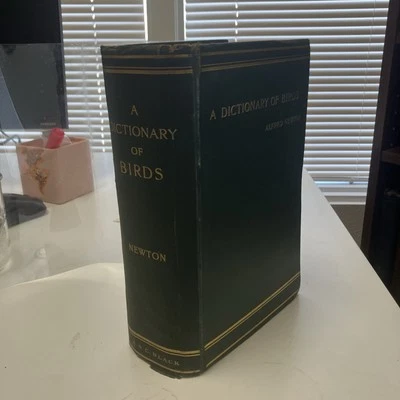 1896 A Dictionary of Birds Alfred Newton First Edition Illustrated - Image 1 of 4