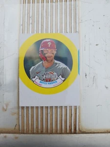 2022 Topps Heritage Baseball Stars Bubble Gum (Bryce Harper #11) Phillies  - Picture 1 of 2