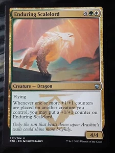 Enduring Scalelord , Dragons of Tarkir , Near Mint , MTG, FREE SHIPPING - Picture 1 of 2