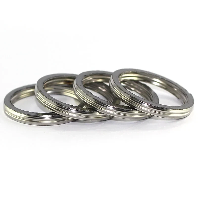 4PCS FOR KAWASAKI  KL250 A/C KLR250 KLX250 A Exhaust Pipe Header Gasket - Imagem 1 de 1