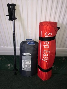 **BRAND NEW** CAMPING ROLL UP MATTRESS, KIDS SLEEPING BAG & HIKING STICK - Picture 1 of 6