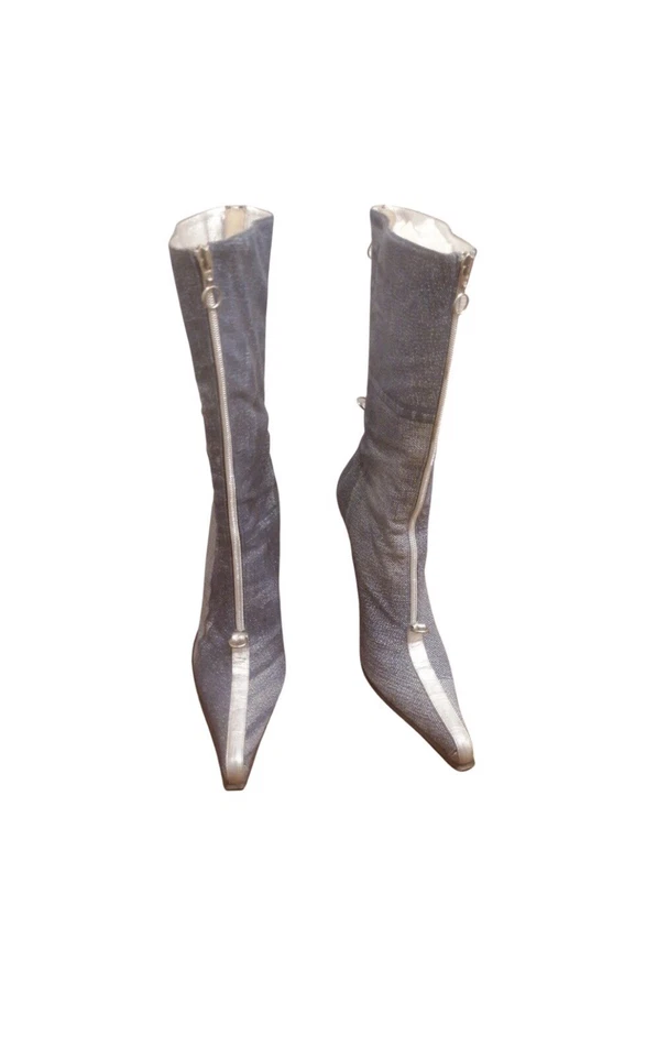 Gianmarco Lorenzi Denim Boots - Image 1 of 4