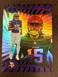 2024 Panini Illusions Football Dallas Turner RC - Vikings - Picture 1 of 2