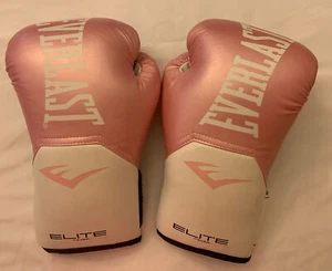 Everlast Women's Pro Style Training Gloves 12 oz Pink White - Picture 1 of 11