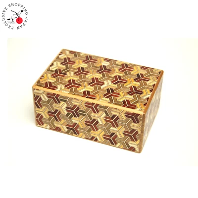 Caja Secreta Japonesa Tricolor Cáscara de Tortuga 35 veces + 1 Truco Borla Cerebral Madera Foto 1 de 4