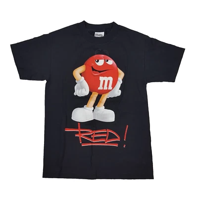 Camiseta De Colección Roja M&M's Caramelo Talla XS Retro Comida y Merienda Promo Chocolate Foto 1 de 4