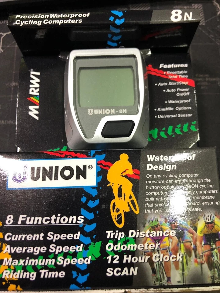 Angebot Fahrradcomputer Neu 8 Funktionen Silber 588040220 UNION Fahrrad Tacho - Bild 1 von 1