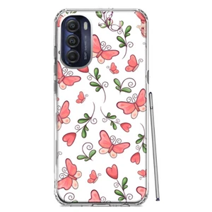 Mundaze Case for Motorola Moto G Stylus 5G 2022 Cute Pink Butterflies - Picture 1 of 6