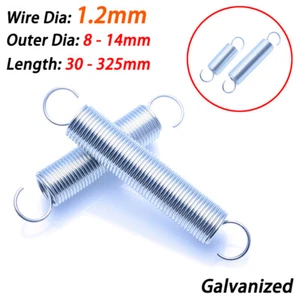 Wire Diameter 1.2mm Extension Spring Galvanized Springs With Hook Tension Spring - Picture 1 of 10